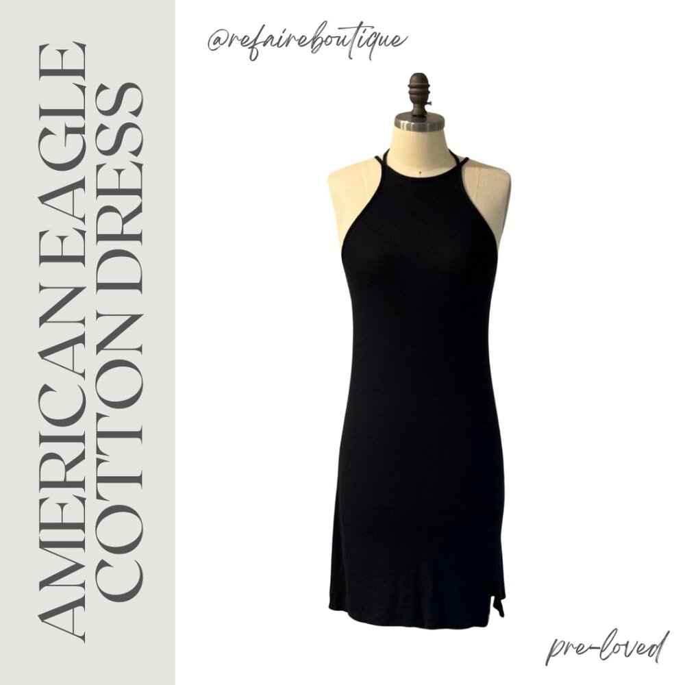 American Eagle Ribbed Cotton Dress